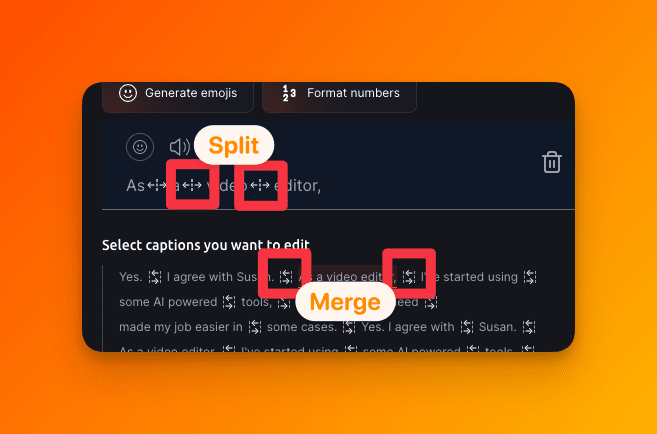 Split Merge